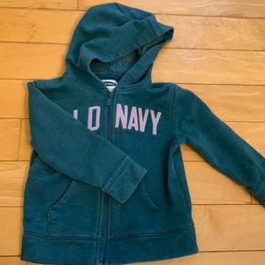 Dark teal 3T Old Navy hoodie